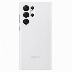 Samsung - Galaxy S22 Ultra 5G Etui folio Smart Clear view EF-ZS908C Blanc