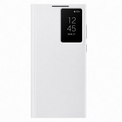 Samsung - Galaxy S22 Ultra 5G Etui folio Smart Clear view EF-ZS908C Blanc