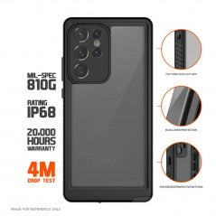 Eiger - Galaxy S22 Ultra 5G Coque AVALANCHE Noir