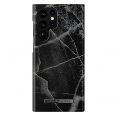 iDeal of Sweden - Galaxy S22 Ultra 5G Coque Black Thunder Marble