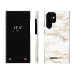 iDeal of Sweden - Galaxy S22 Ultra 5G Coque Golden Pearl Marble