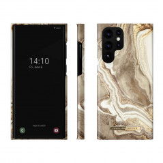 iDeal of Sweden - Galaxy S22 Ultra 5G Coque Golden Sand Marble