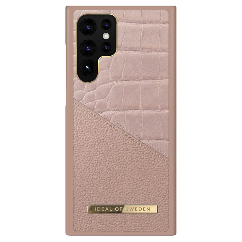 iDeal of Sweden - Galaxy S22 Ultra 5G Coque Rose Smoke Croco