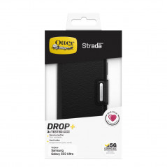 OtterBox - Galaxy S22 Ultra 5G Etui STRADA FOLIO Noir
