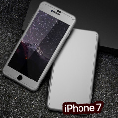 Coque FLOVEME 360° Protection Apple iPhone 7 Gris