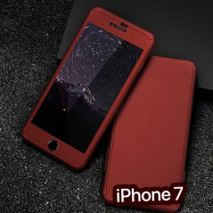 Coque FLOVEME 360° Protection Apple iPhone 7 Rouge