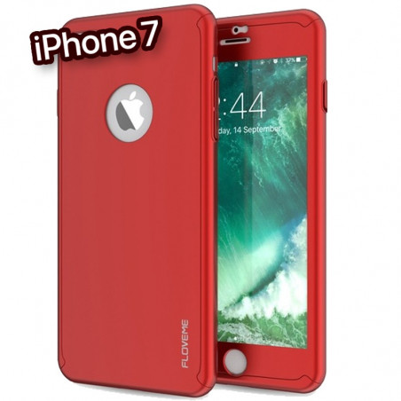 Coque FLOVEME 360° Protection Apple iPhone 7 Rouge