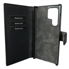 Mike Galeli - Galaxy S22 Ultra 5G Etui cuir 2in1 JOSS Noir