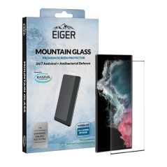 Eiger - Galaxy S22 Ultra 5G Protection écran MOUNTAIN GLASS 3D EDGE Boite