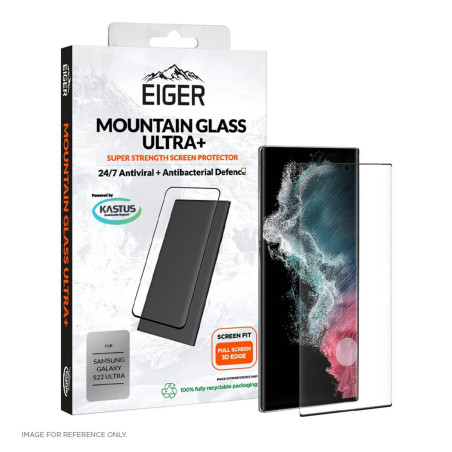 Eiger - Galaxy S22 Ultra 5G Protection écran MOUNTAIN GLASS ULTRA Plus