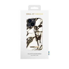 iDeal of Sweden - iPhone 13 Mini Coque Calacatta Golden Marble Box