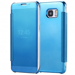 Etui folio Mirror Clear View Samsung Galaxy S7 Edge Bleu