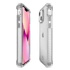 Itskins – iPhone 13 Mini Coque HYBRID CLEAR Transparente (Clair) Profils