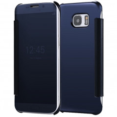 Etui folio Mirror Clear View Samsung Galaxy S7 Edge Bleu foncé