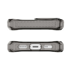 Itskins – iPhone 13 Mini Coque HYBRID CLEAR Noir Vue haut