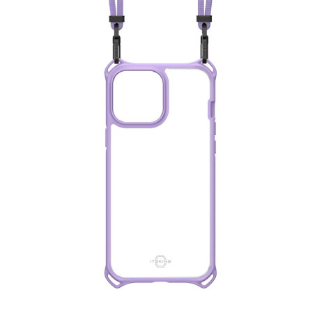 Itskins - iPhone 13 Mini Coque cordon HYBRID SLING Violet