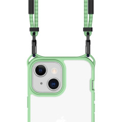 Itskins - iPhone 13 Mini Coque cordon HYBRID SLING Vert pic2