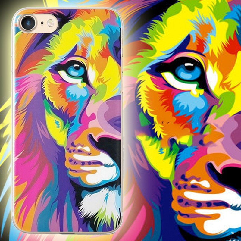 iphone 7 coque multicolore