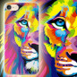 Coque silicone gel LION POP ART Apple iPhone 7