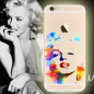 Coque silicone gel MARILYN MONROE Apple iPhone 6/6S