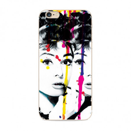 Coque silicone gel AUDREY HEPBURN Apple iPhone 6/6S