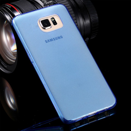 Coque gel Second Skin Samsung Galaxy S6 Bleu