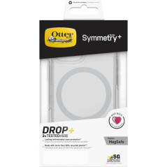 OtterBox - iPhone 13 Mini Coque SYMMETRY Plus Clear MagSafe Transparente packaging