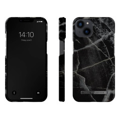 iDeal of Sweden - iPhone 14 Coque Black Thunder Marble