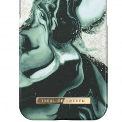 iDeal of Sweden - iPhone 14 Coque Golden Olive Marble pic4