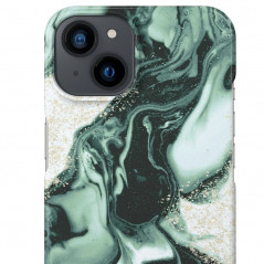iDeal of Sweden - iPhone 14 Coque Golden Olive Marble pic3