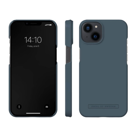 iDeal of Sweden - iPhone 14 Coque SEAMLESS Midnight Blue