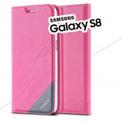 Etui folio Floveme Geometric Series Samsung Galaxy S8 - Rose