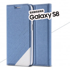 Etui folio Floveme Geometric Series Samsung Galaxy S8 - Bleu