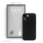 Case FortyFour - iPhone 14 Coque silicone liquide No.8 Noir