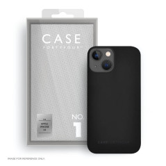 Case FortyFour - iPhone 14 Coque souple No.1 Noir