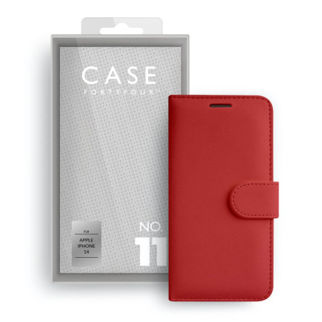 Case FortyFour - iPhone 14 Etui folio No.11 Rouge