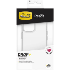 OtterBox - iPhone 14 Coque REACT Series Transparente pic5
