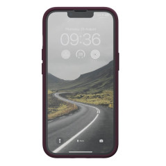 Njord - iPhone 14 Coque Salm.Leather MagSafe Rust