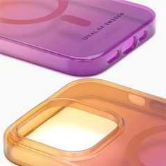 iDeal of Sweden - iPhone 14 Coque Clear Case MagSafe Vibrant Ombre pic1