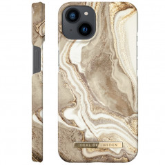 iDeal of Sweden - iPhone 14 Plus Coque Golden Sand Marble