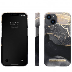 iDeal of Sweden - iPhone 14 Plus Coque Golden Twilight Marble pic2