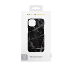 iDeal of Sweden - iPhone 14 Plus Coque MagSafe Black Thunder Marble packaging