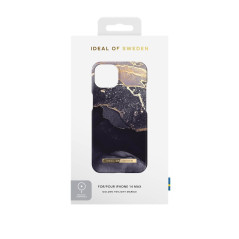 iDeal of Sweden - iPhone 14 Plus Coque MagSafe Golden Twilight Marble packaging