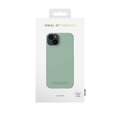 iDeal of Sweden - iPhone 14 Plus Coque SEAMLESS Sage Green package