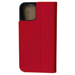 Mike Galeli -  iPhone 14 Plus Etui cuir MARC Rouge pic1