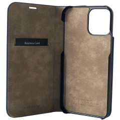 Mike Galeli -  iPhone 14 Plus Etui cuir MARC Bleu pic2