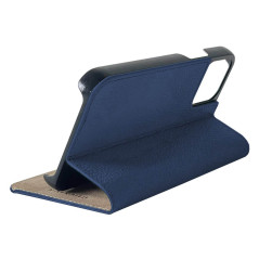 Mike Galeli -  iPhone 14 Plus Etui cuir MARC Bleu pic3