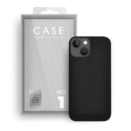 Case FortyFour - iPhone 14 Plus Coque souple No.1 Noir