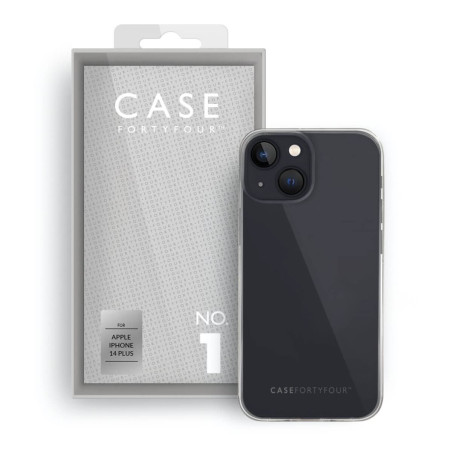 Case FortyFour - iPhone 14 Plus Coque souple No.1 Transparente