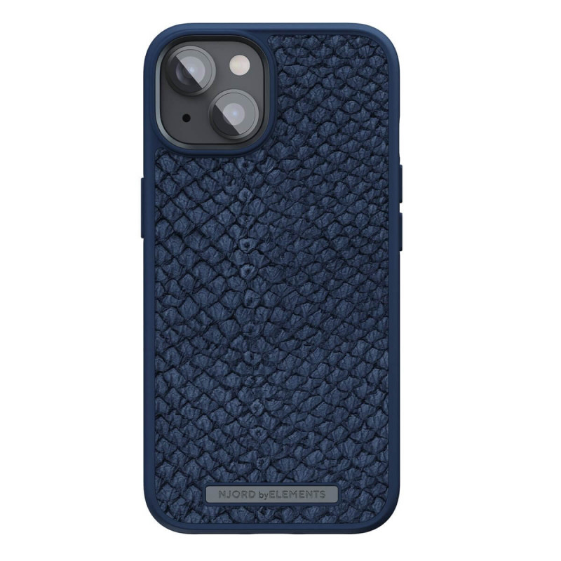 Njord - iPhone 14 Plus Coque Salm.Leather MagSafe